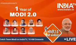 One year of Modi 2.0 government: Union Ministers will be LIVE on India for a day-long event.