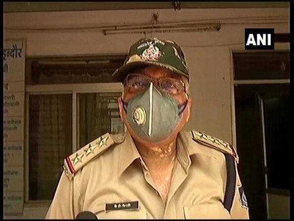 Indore Central Kotwali Police Station in-charge BD Tripathi speaks to ANI on Wednesday. [Photo/ANI]