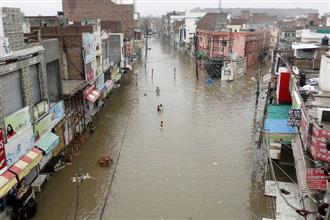 Bathinda ex-councillor booked for boating in waterlogged streets