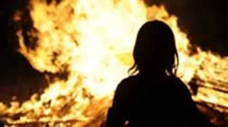 Telangana labourer sets mother on fire, telangana news, telangana police, telangana labourer pain, bedridden mother set on fire, Indian express