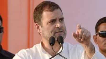 Rahul Gandhi accuses BJP of conspiracy to topple Rajasthan government